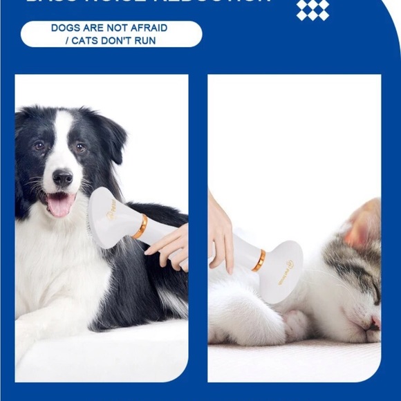 2-In-1 Pet Dog Dryer Quiet Dog Hair Dryers and Comb Brush Grooming Kitten - Picture 4 of 8